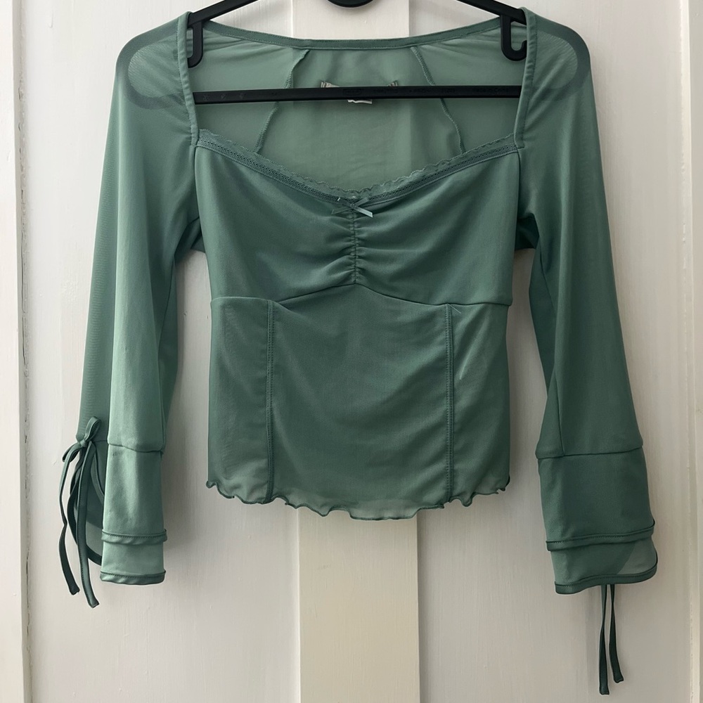 Kimchi Blue Chloe Sheer Blouse